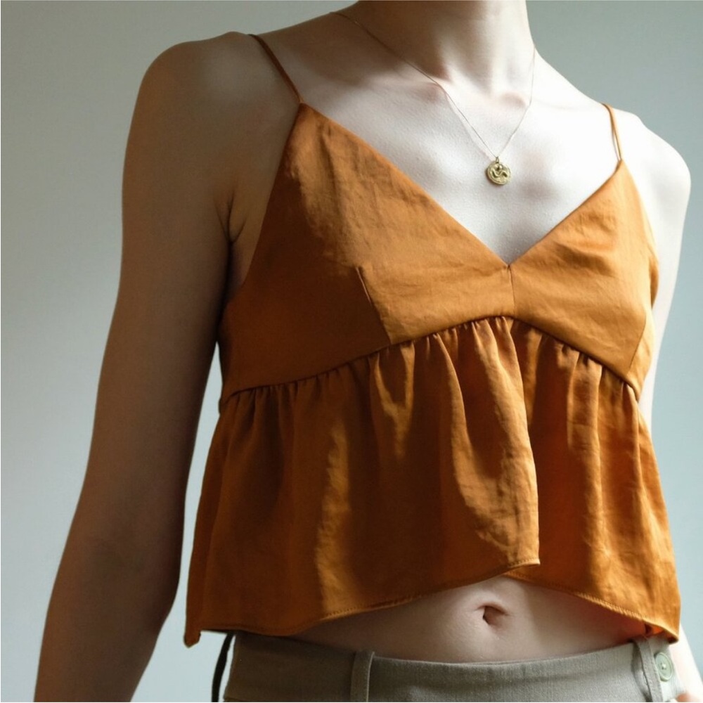 Aritzia Little Moon Lover Camisole in Burnt Orange